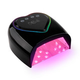 Heart Rainbow Led Lamp - Black
